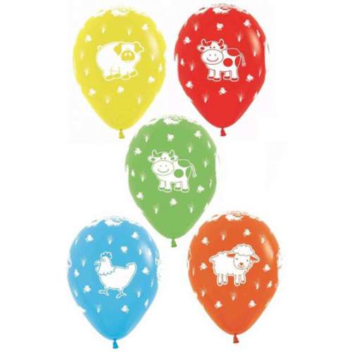 Farm Animals Birthday Balloons